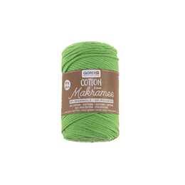 GLOREX Cordon macramé (250 g, Vert électrique, Vert)