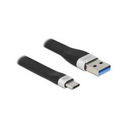 DELOCK Câble USB (USB Typ A, USB Type C, 0.14 m)