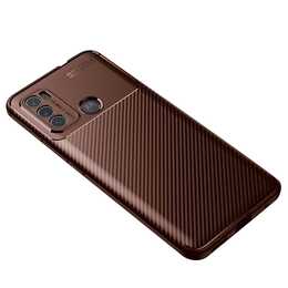 EG Backcover (Motorola Moto G30, Brun)