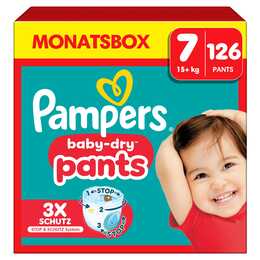 PAMPERS Baby-Dry Pants XX-Large Gr. 7 (126 Stück)