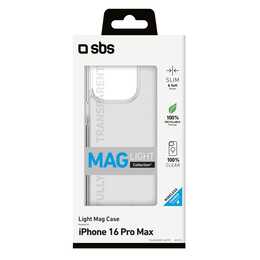 SBS Backcover MagSafe Light (iPhone 16 Pro Max, Transparent)