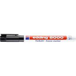 EDDING Marqueur permanent 8000 (Noir, 1 pièce)