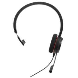 JABRA Casque micro de bureau Evolve 20 Mono UC (On-Ear, Câble, Noir)