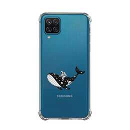 EG Backcover (Galaxy A12, Astronauta, Transparente)