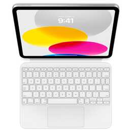 APPLE Magic Keyboard Folio Type Cover (10.9", iPad (10. Gen. 2022), Bianco)