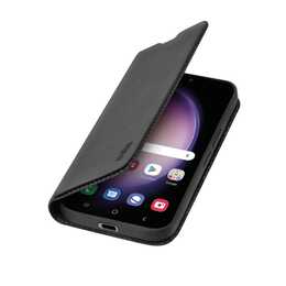 SBS Flipcover Wallet Lite (Galaxy S23 FE, Schwarz)