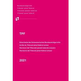 Bundesstrafgericht: TPF 2021