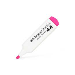 FABER-CASTELL Textilmarker (Pink, 1 Stück)