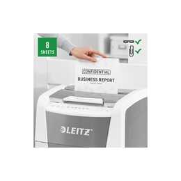 LEITZ Aktenvernichter IQ AF 8016-20-00 Office 300 (Mikroschnitt)