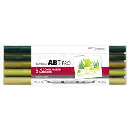 TOMBOW Evidenziatore (Verde chiaro, Giallo scuro, Giallo, 6 pezzo)