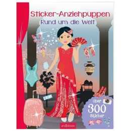 Sticker-Anziehpuppen - Rund um die Welt