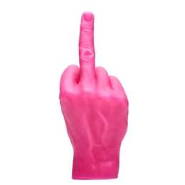 CANDLEHAND Motivkerze F*ck you (Hand, Pink)