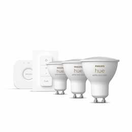 PHILIPS HUE LED Birne White & Color Ambiance Starter-Kit (GU10, Bluetooth, 5.7 W)