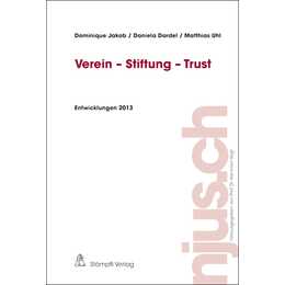 Verein - Stiftung - Trust, Entwicklungen 2013