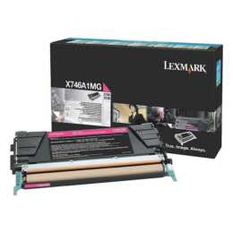 LEXMARK X746A1MG (Einzeltoner, Magenta)