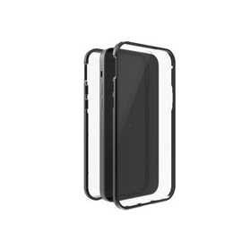 BLACK ROCK Hardcase 360° Glass (iPhone 13, Transparente, Nero)