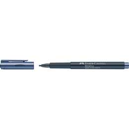 FABER-CASTELL Pennarello indelebile (Nero, 1 pezzo)