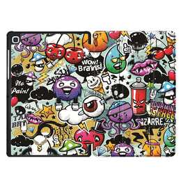 EG MTT Housse pour Samsung Galaxy Tab A 10.5" - Graffiti