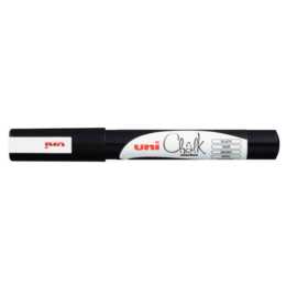 UNI-BALL Marcatore gesso PWE3MS (Nero, 1 pezzo)