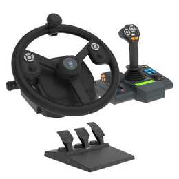 HORI Farming Vehicle Lenkrad & Pedale (Schwarz)