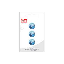 PRYM GROUP Pulsanti (Blu, 3 pezzo)