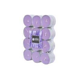 MÜLLER KERZEN Duft-Teelicht (24 Stück, 3.9 cm, Lavendel)