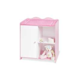 PINOLINO Jasmin Armoire de poupée (Blanc, Rose)