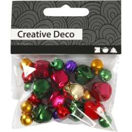 CREATIV COMPANY Ciondolo albero di Natale (24 pezzo, Multicolore)