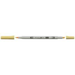 TOMBOW Dual Brush ABT Pro 062 Penna a fibra (Giallo pallido, 1 pezzo)