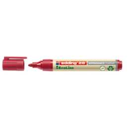 EDDING Marqueur pour tableaux blancs 28 EcoLine (Rouge, 1 pièce)