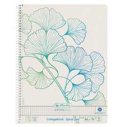 HERLITZ Notizbuch Greenline (A4, Kariert)