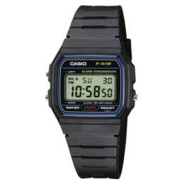 CASIO COLLECTION F91W-1YEF (33.2 mm, Digitaluhr, Quarz)