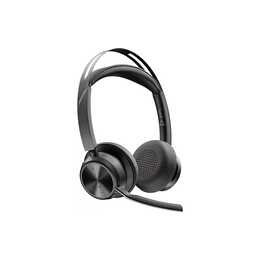 POLY Casque micro de bureau Voyager Focus 2 (On-Ear, Câble et sans fil, Noir)