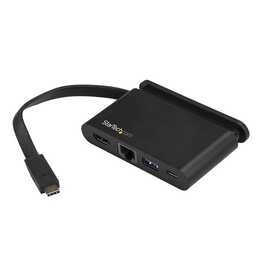 STARTECH.COM Stazione d'aggancio (HDMI, USB di tipo C, USB 3.0 di tipo A, RJ-45 (LAN))