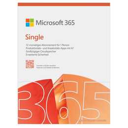 MICROSOFT 365 Single (Licence annuelle, 12 Mois, Français)