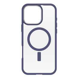 OTTERBOX Backcover MagSafe React Series (iPhone 16 Pro Max, Zweifarbig, Transparent, Blau)