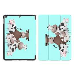 EG iPad Sleeve per Apple iPad 9.7 "9.7" 9.7" - tiffany vacche blu