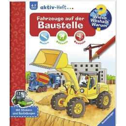 RAVENSBURGER Fahrzeuge auf der Baustelle (Wieso? Weshalb? Warum? )