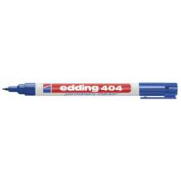 EDDING Marqueur permanent 404 (Bleu, 1 pièce)