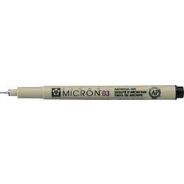 SAKURA Pigma Micron Penna a fibra (Nero, 1 pezzo)