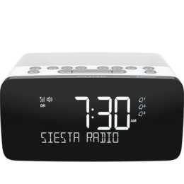 PURE Siesta Charge Radiowecker (Weiss)