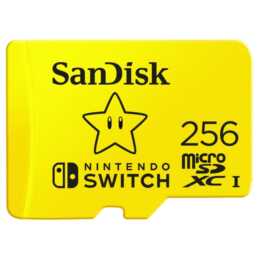 SANDISK MicroSDXC Nintendo Switch (Class 10, 256 GB, 100 MB/s)