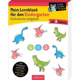 Mein Lernblock für den Kindergarten - Kunterbunte Aufgaben