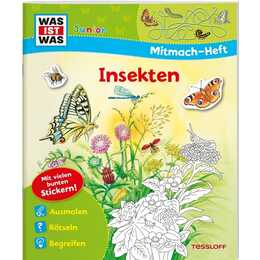 WAS IST WAS Junior Mitmach-Heft. Insekten