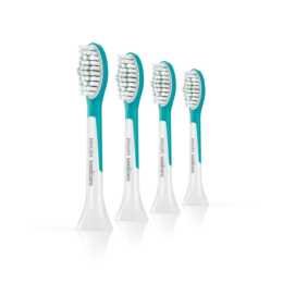 PHILIPS Testa di spazzolino Sonicare For Kids 7+ (Dolce, 4 pezzo)