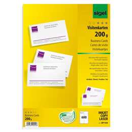 SIGEL DP939 Cartes de visite (60 feuille, A4, 200 g/m2)