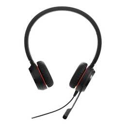 JABRA Cuffia per ufficio Evolve 30 II (On-Ear, Cavo, Nero, Rosso)