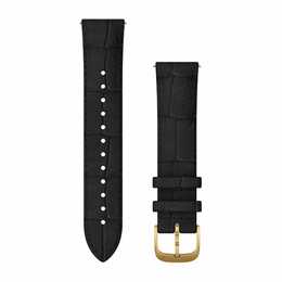 GARMIN Vivomove Bracelet (Garmin, Forerunner 245 Music, Forerunner 245, Forerunner 645, vivomove Luxe, Venu, vivomove 3, vivoactive 3 Music, vivoactive 3, vivomove HR, Noir, Doré)