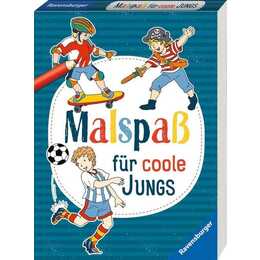 Malspass für coole Jungs ab 4 Jahren