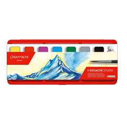 CARAN D'ACHE Wasserfarbe Gouache Studio Set (Mehrfarbig)